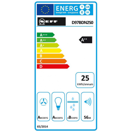 NEFF D97bDN2S0 Εντοιχιζόμενος Απορροφητήρας Τζάκι 90cm Matt Black NEFF D97bDN2S0 Εντοιχιζόμενος Απορροφητήρας Τζάκι 90cm Matt Black